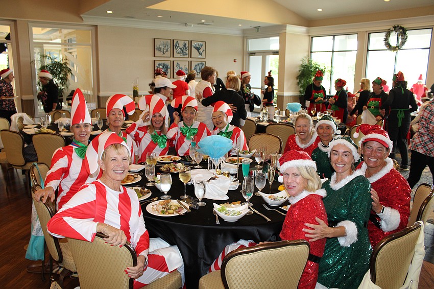 From sparkles to candy stripes, golfers at Frost Frolic's costumes shined this year.