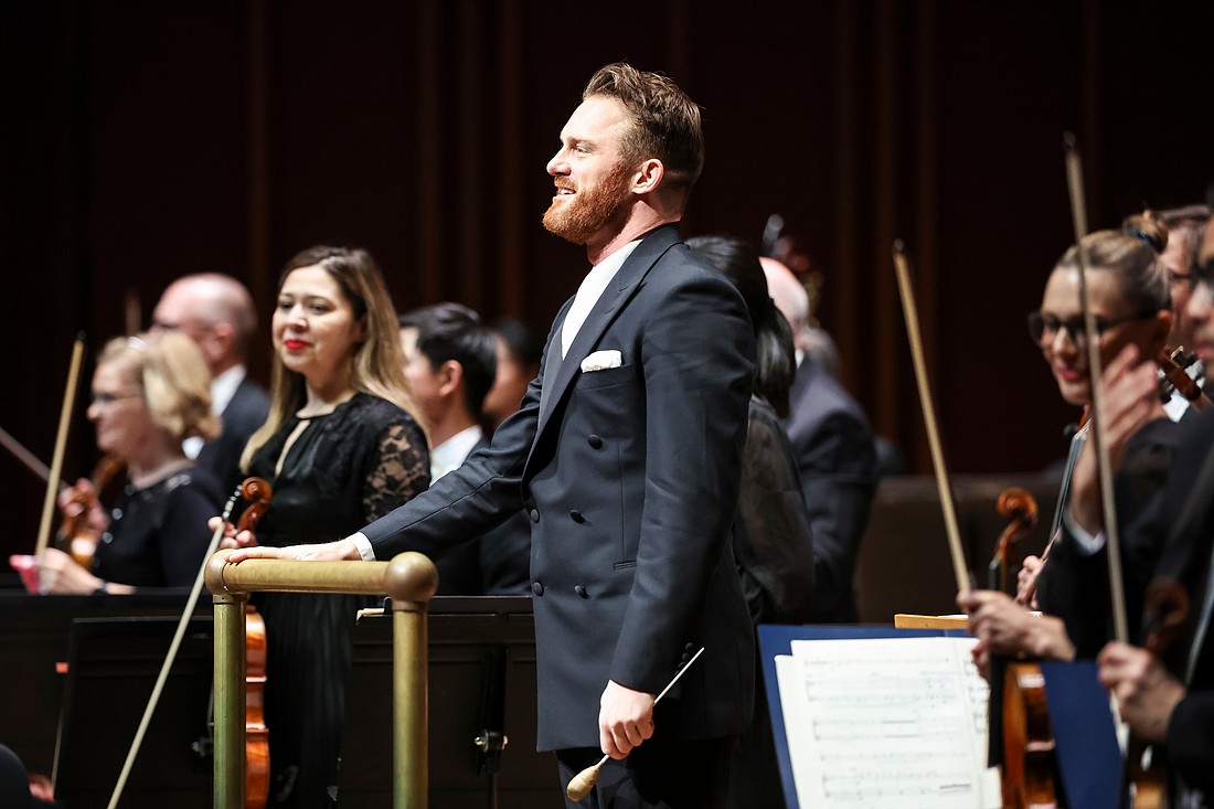 Jacksonville Symphony Orchestra Music Director Courtney Lewis.