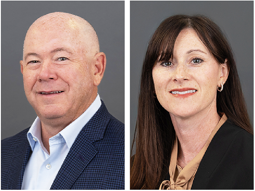 Ray Fitzgerald and Megan Davidson of Crowley.