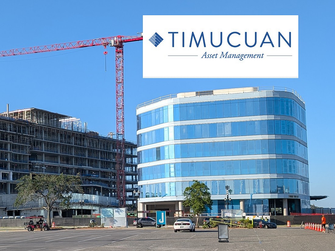 Timucuan Asset Management Inc. will lease about 7,034 square feet of space on the top floor of One Tower Court, the Jacksonville Jaguars new headquarters office building next to the Four Seasons Hotel and Private Residences.