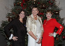 SPARCC Holiday Luncheon co-chairs Melissa Silva, Tina McGovern and Cator Hartley