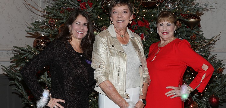 SPARCC Holiday Luncheon co-chairs Melissa Silva, Tina McGovern and Cator Hartley