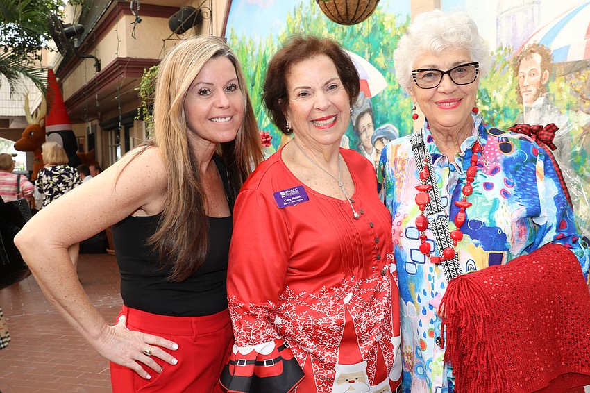 Vanessa Daly with her mom, Cathy Mariani, and Sandra Brookshire.