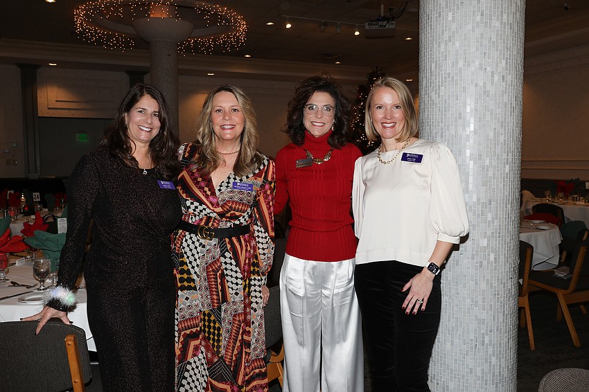 Melissa Silva, Mary Ellen Mancini, presenting sponsor Kimberly Hopper and Jessica Hays.
