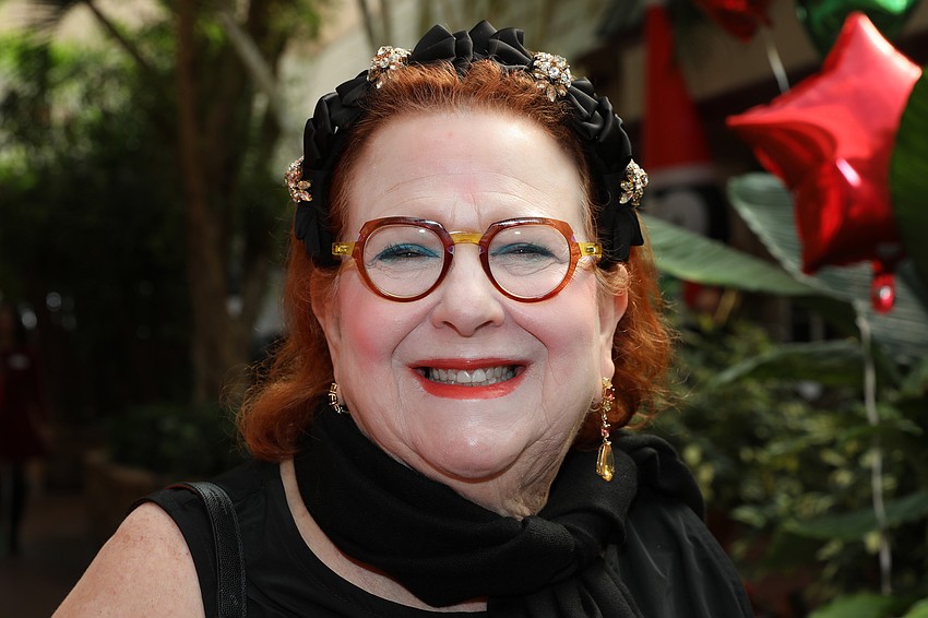 Always dressed to the nines and ready to support a cause is Rae Frankel.