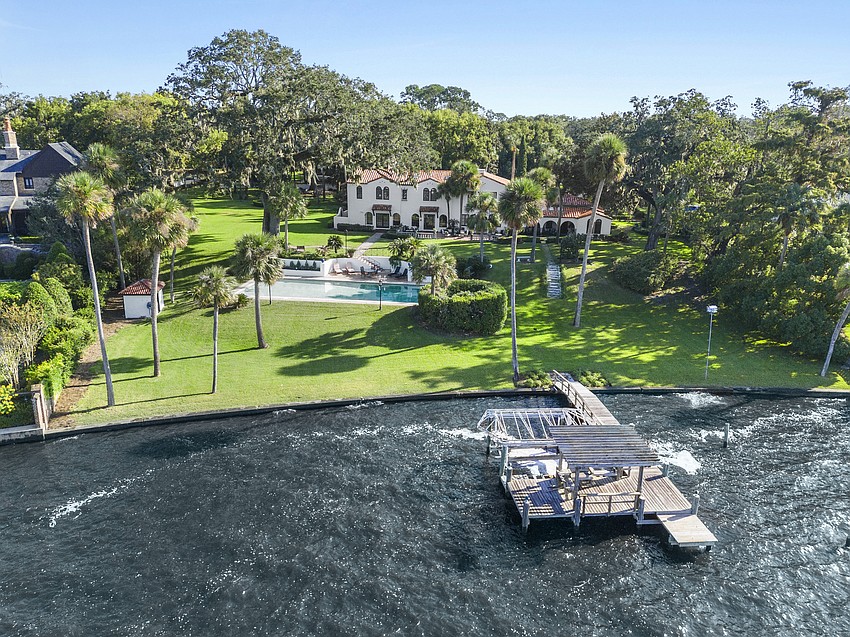 The home at 2234 River Road in San Marco is along the St. Johns River. The home at 2234 River Road in San Marco is along the St. Johns River.