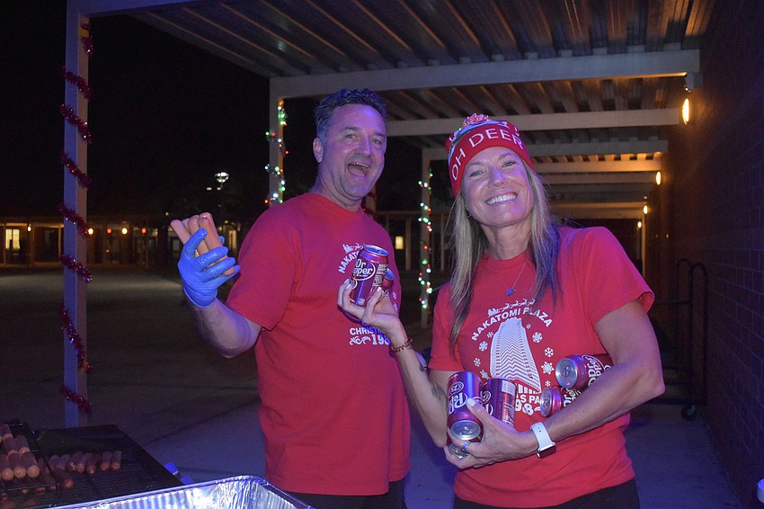 Student Government Association advisors Dan McClean and Stefanie Minihan were in charge of the planning and facilitation of River Wonderland with the help of their SGA students.