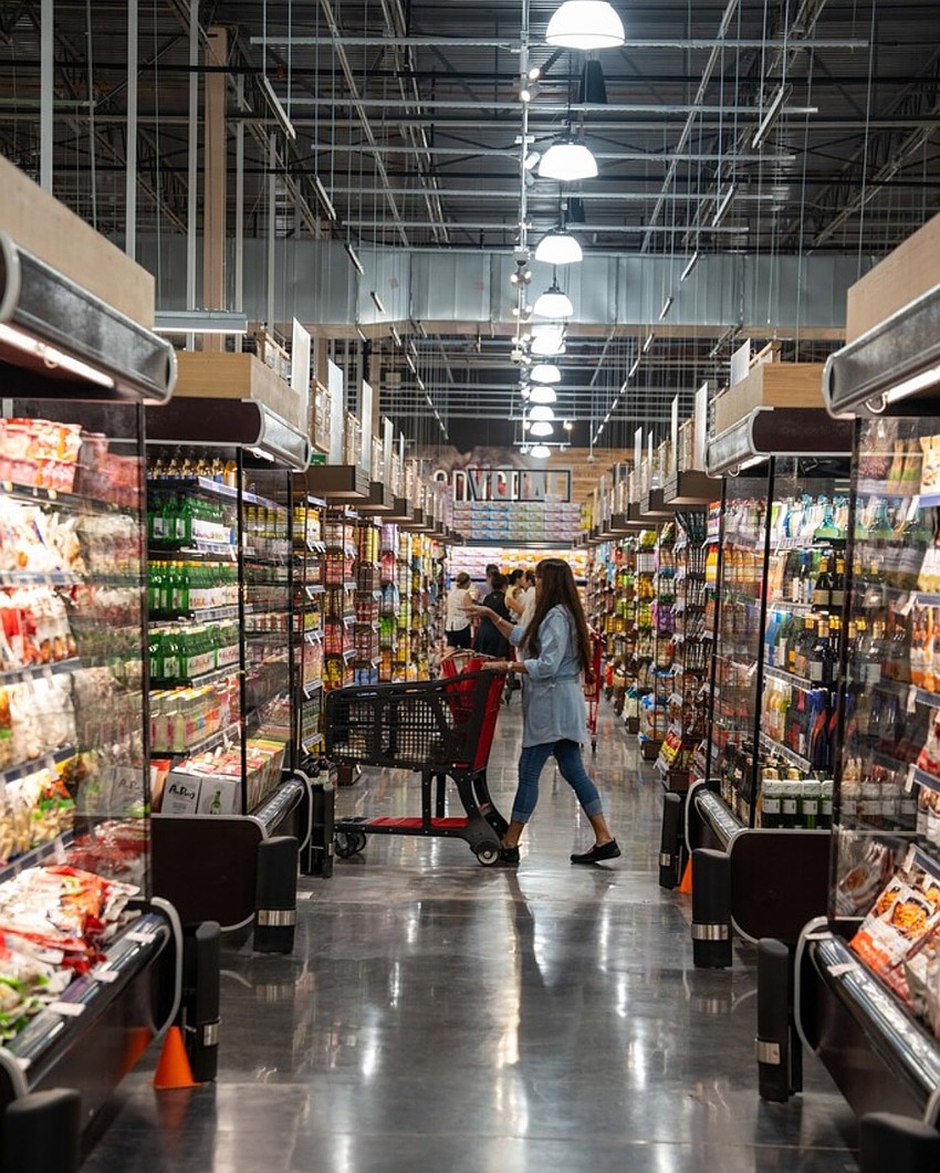 The aisles of Asian foods inside the H Mart in Orlando. The aisles of Asian foods inside the H Mart in Orlando.