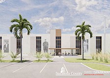 Part of the renovation of Fruitville Library is a new History Center, replacing a building in Osprey a document calls "aging and inadequate to house the county's collections of historic artifacts.''