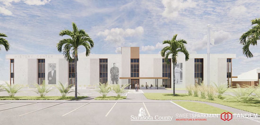 Part of the renovation of Fruitville Library is a new History Center, replacing a building in Osprey a document calls "aging and inadequate to house the county's collections of historic artifacts.''