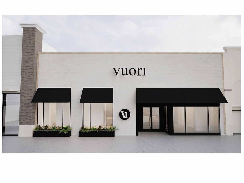 Vuori, a clothing store, is planned at St. Johns Town Center at 4812 River City Drive, Unit 131. The space is now occupied by Brooks Brothers. Vuori, a clothing store, is planned at St. Johns Town Center at 4812 River City Drive, Unit 131. The space is now occupied by Brooks Brothers.