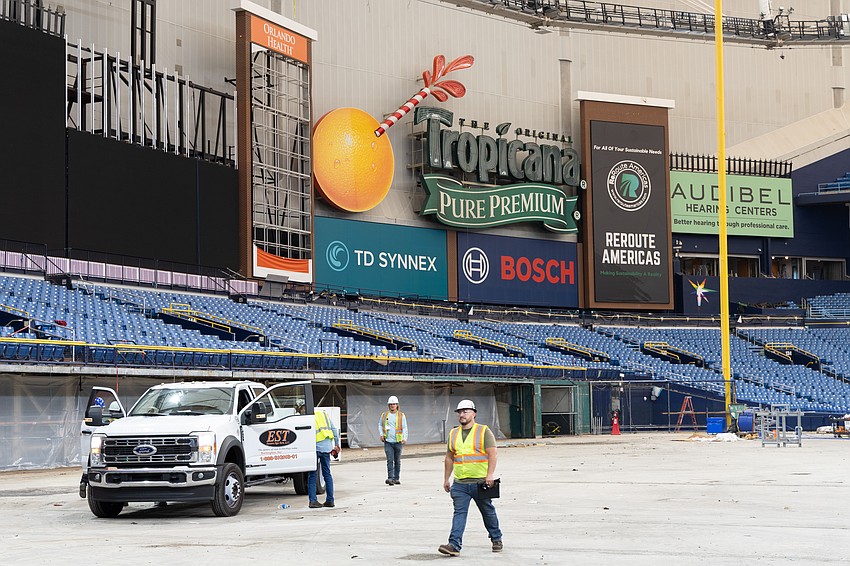 Tropicana Field, Dec. 3, 2025 Tropicana Field, Dec. 3, 2025