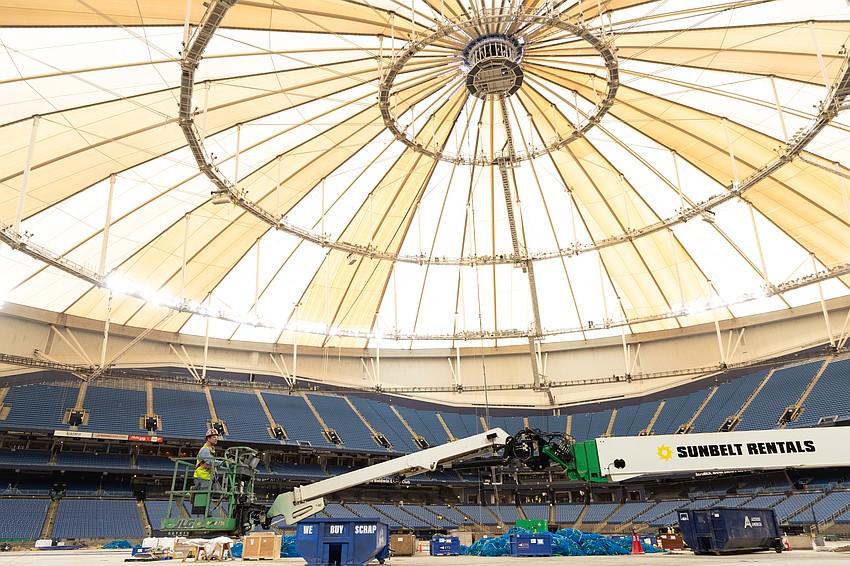 Tropicana Field, Dec. 3, 2025 Tropicana Field, Dec. 3, 2025