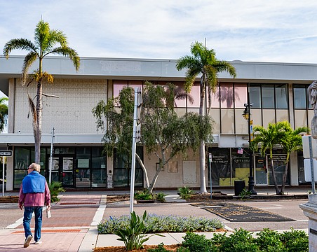 The building at the corner of N. Boulevard of the Presidents and Madison Drive may be the location of a revived Shore Restaurant on St. Armands Circle.