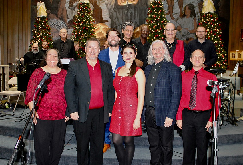 Vocalists, brass players, percussionists and fellow musicians from The Venice Symphony joined in bringing Christmas tunes to Longboat Key.