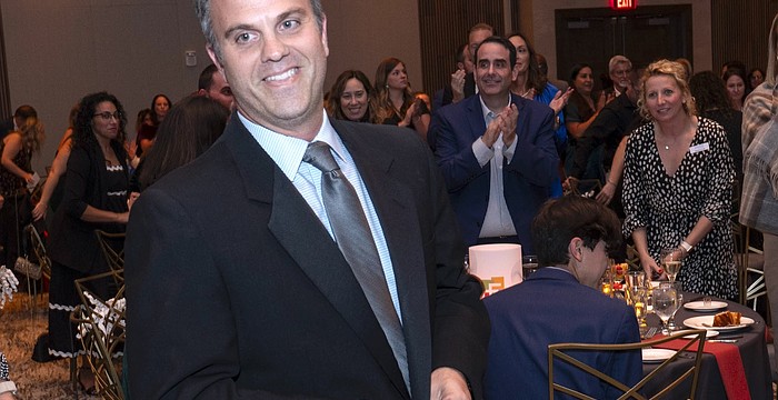 Andy Harshman of Sarasota High School was named the 2026 Sarasota County Teacher of the Year.