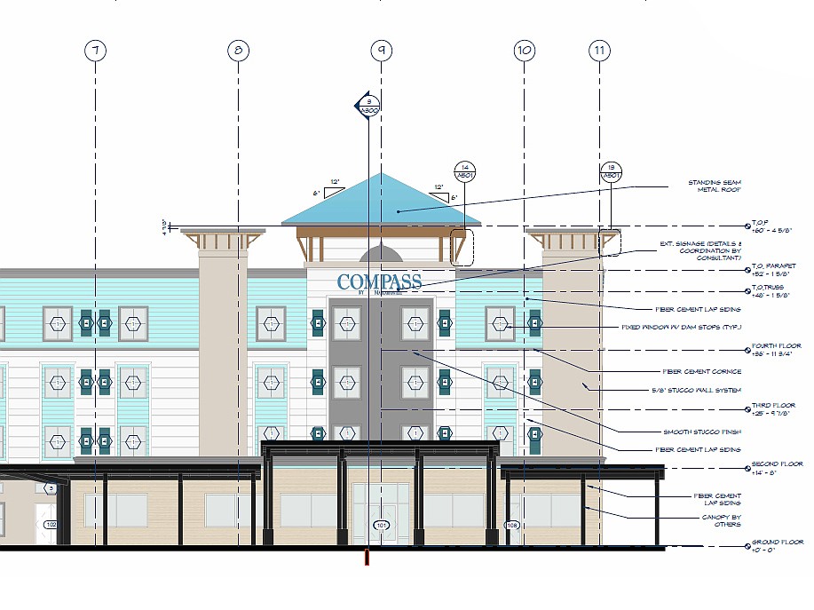 A Compass Hotel by Margaritaville is planned in Beachwalk in St. Johns County.
