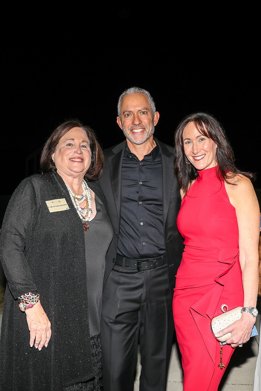 Marsha Eisenberg with Ben and Stacy Hanan.