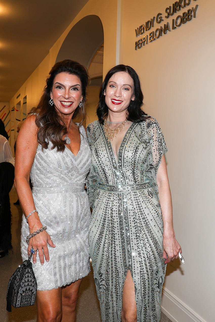 Aimee Cogan with SAM's Director of Special Events Laura Stuart Wood