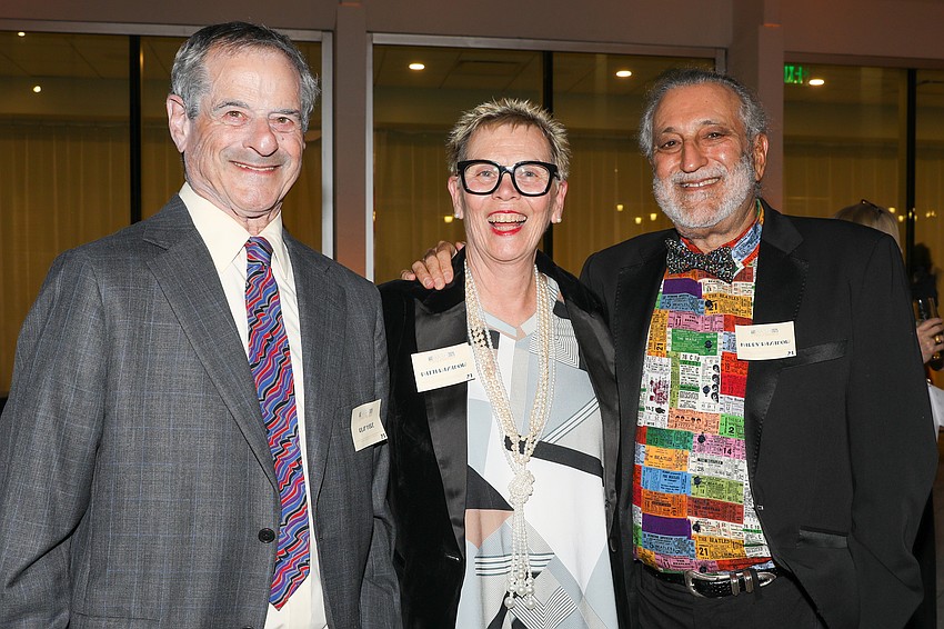 Russ Herz with Patti and Harry Kasanow.