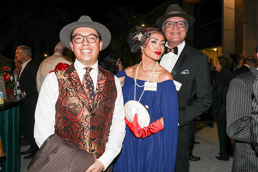 Eduardo Anaya with Belle and Greg Stikeleather.