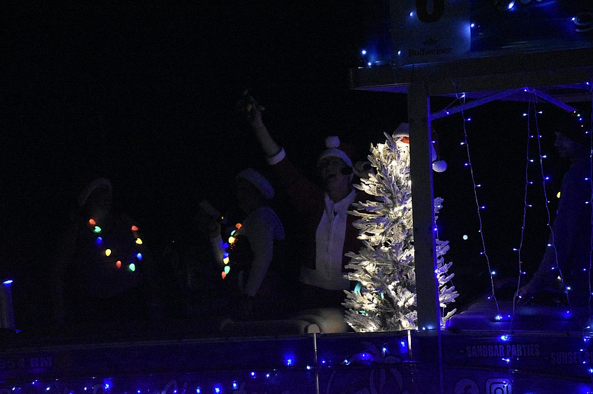 A party takes place aboard Salty Seahorse.