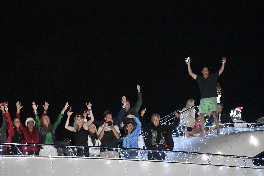 A party takes place aboard Superstar.