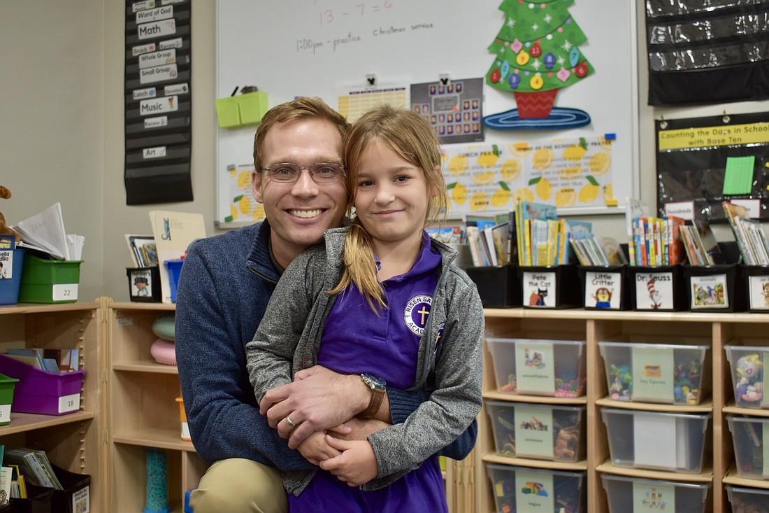 Pator Caleb Free's daughter JoJo Free attends Risen Savior Academy.