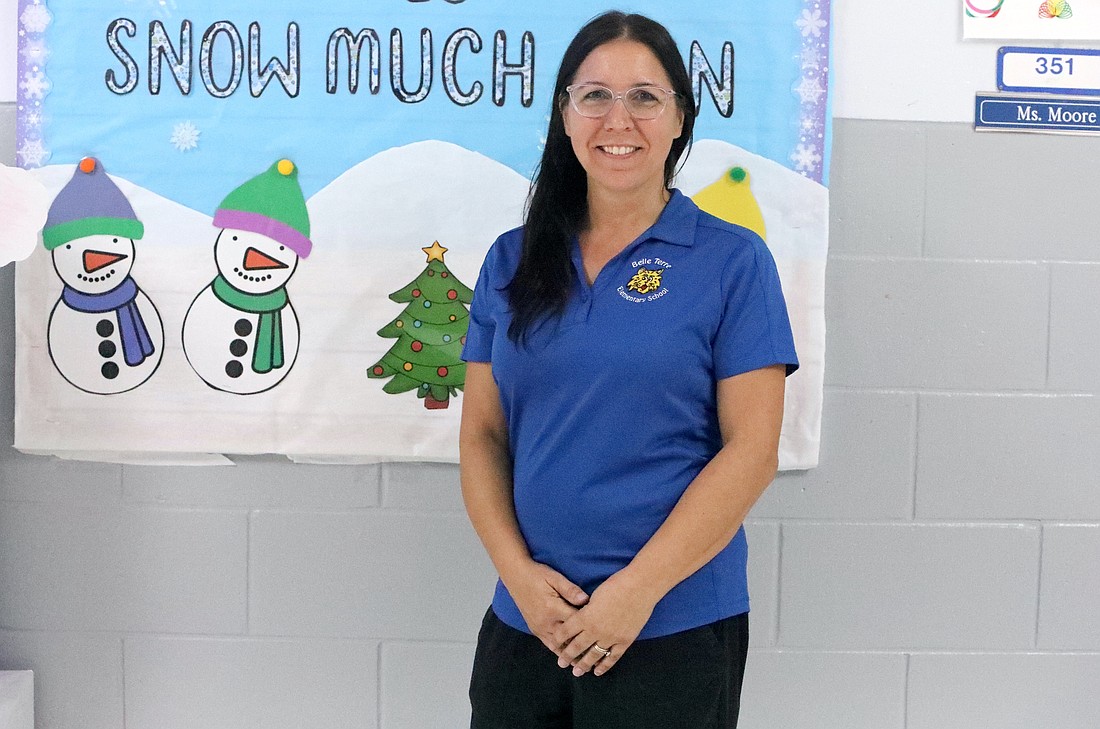 Belle Terre Elementary School ESE teacher Michelle Moore has been an educator for 23 years. Photo by Brent Woronoff