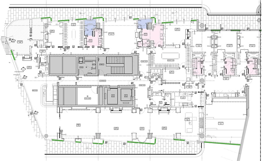 The living space in the penthouse at the top of the Four Seasons Hotel and Private Residences. It has living, dining, bedrooms, kitchen and a theater. The living space in the penthouse at the top of the Four Seasons Hotel and Private Residences. It has living, dining, bedrooms, kitchen and a theater.