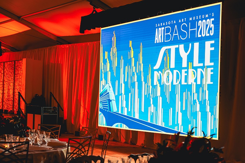 Sarasota Art Museum held its annual Art Bash on site on Dec. 13 with 375 guests in attendance.