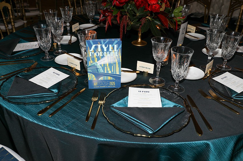 Sarasota Art Museum held its annual Art Bash on site on Dec. 13 with 375 guests in attendance.