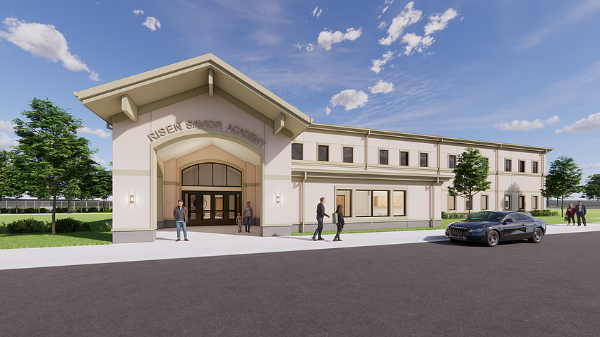 This is a rendering of the new education building that will be breaking ground in January. This is a rendering of the new education building that will be breaking ground in January.