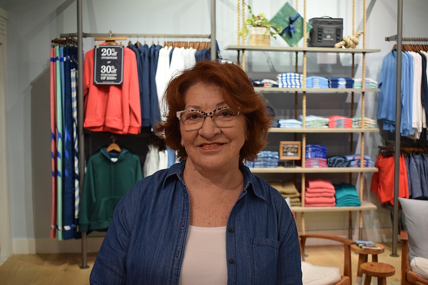 Sheila Weber, sales associate at Southern Tide in UTC Mall