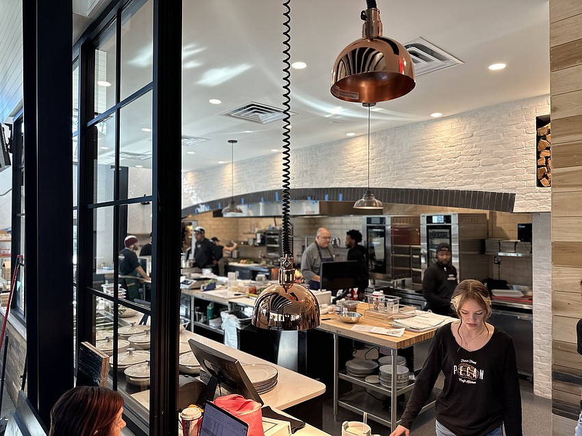 The kitchen inside Pecan Kitchen in St. Johns County. The kitchen inside Pecan Kitchen in St. Johns County.