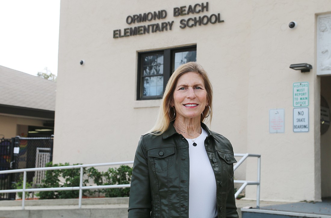 Leslye Grossman said being named OBE's Teacher of the Year makes her feel very honored and has been a rewarding experience. Photo by Jarleene Almenas