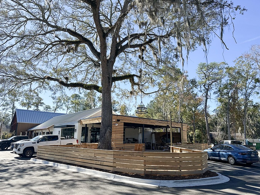 Pecan Kitchen seats 120 guests and includes a covered patio. Pecan Kitchen seats 120 guests and includes a covered patio.