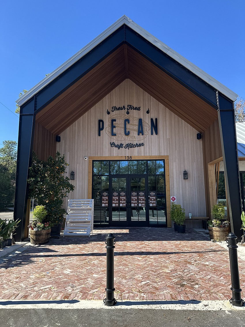 The entrance to Pecan Kitchen in St. Johns County. The entrance to Pecan Kitchen in St. Johns County.