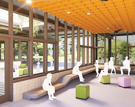 Selby Gardens Master Plan Phase 2 Learning Pavilion Interior rendering.