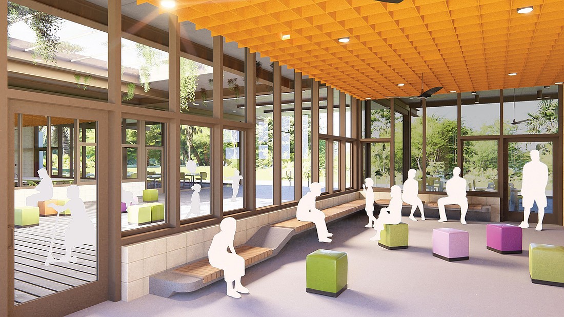 Selby Gardens Master Plan Phase 2 Learning Pavilion Interior rendering.
