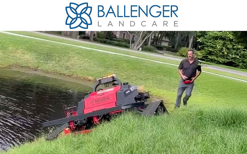 In November, Ballenger Landcare introduced its fleet of RC Mowers: autonomous, electric lawn mowers equipped with navigation sensors and remote-monitoring capabilities.