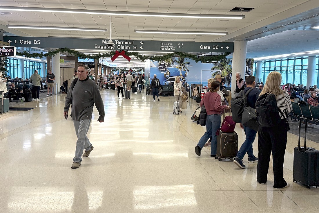 Renovations and construction of new concessions in Concourse B at Sarasota-Bradenton International Airport are nearly complete.