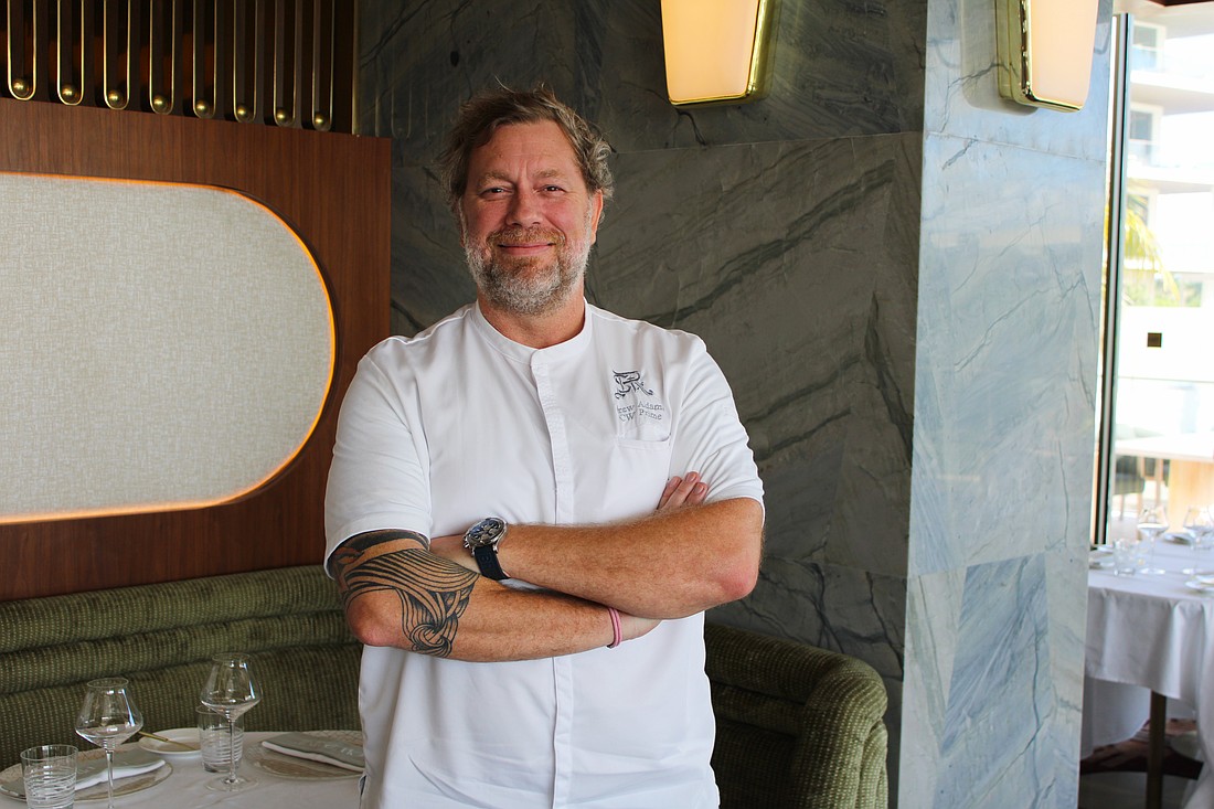 Chef Drew Adams recently took the helm as the new head chef at CW Prime, The St. Regis Longboat Key Resort's signature steakhouse. He brings his experience working on the Sarasota food scene.