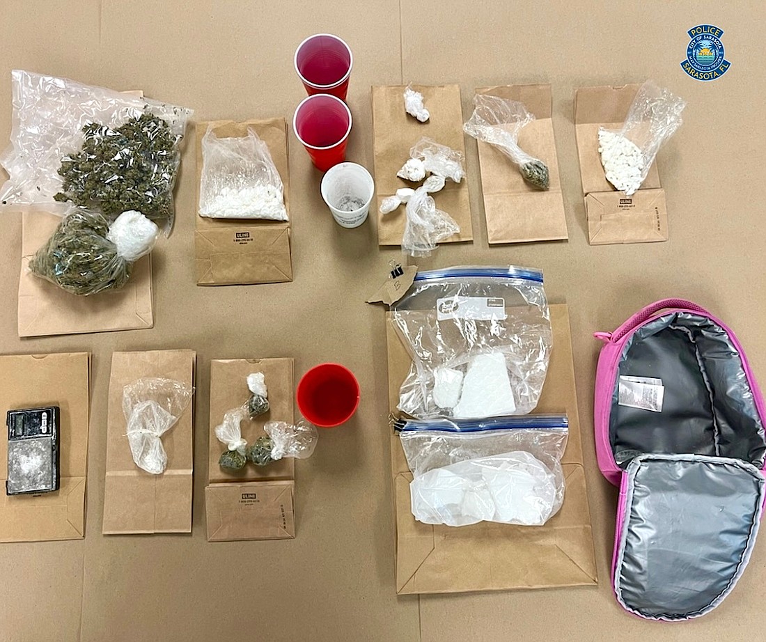 Evidence discovered in the home of 33-year-old Demond L. Smith who was arrested by Sarasota police on multiple charges.