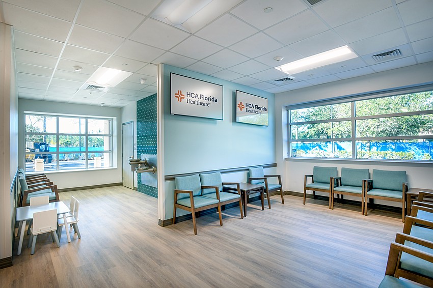 The waiting room at HCA Florida Royal Pines Emergency in Oakleaf Plantation. The waiting room at HCA Florida Royal Pines Emergency in Oakleaf Plantation.
