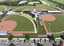 All games in the 2027 Sarasota College Softball Classic will be played on the championship field (lower left) at the new 17th Street Park Regional Sports Complex.