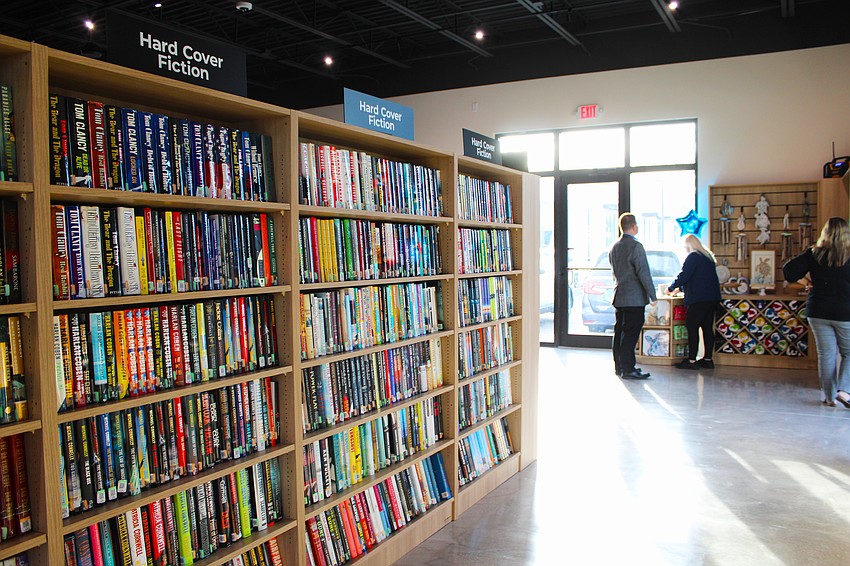 Visitors to the Goodwill bookstore and donation site on Longboat Key will have no shortage of choices when it comes to book selection, according to Keera Herbst, regional director of donated goods retail.