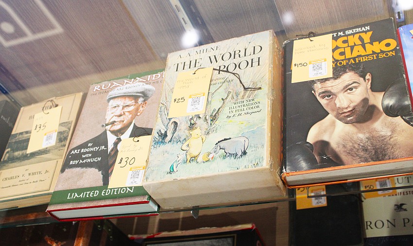 A selection of rare and limited edition books has found its way to the Goodwill bookstore and donation site on Longboat Key, with new choices being continuously cycled in and out.