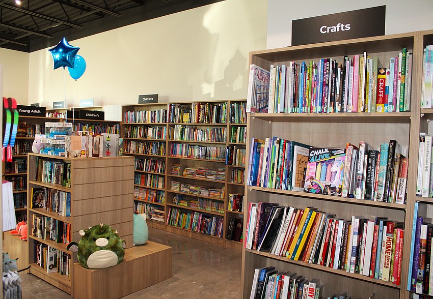 The new Longboat Key Goodwill shop includes books for readers of all ages.