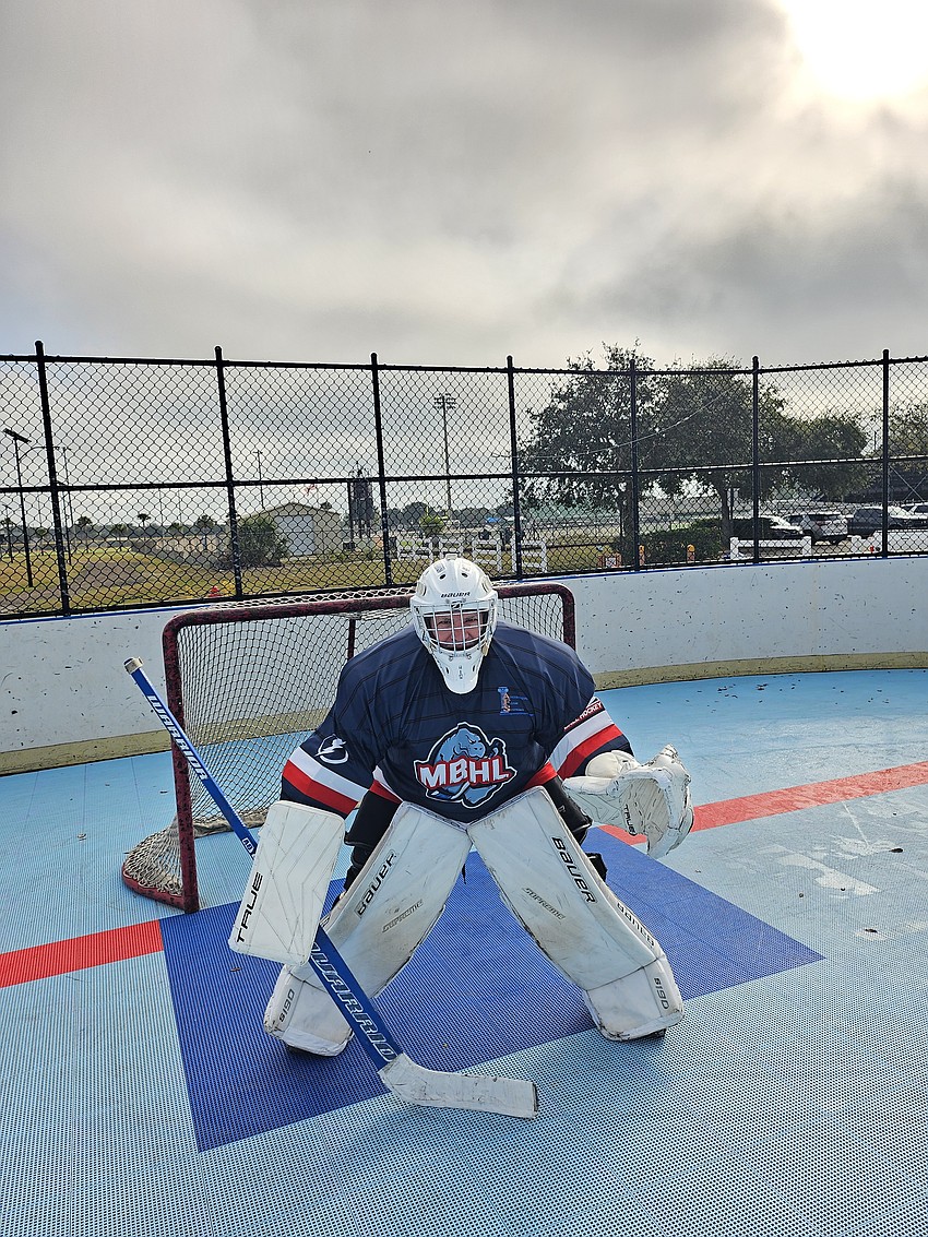 Tim Holliday plays ball hockey three times a week around the region.